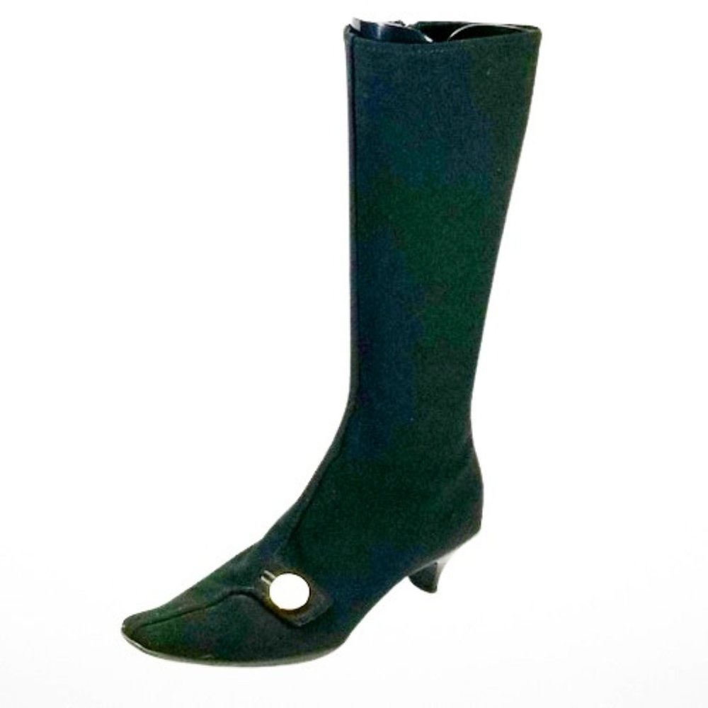 Prada Sexy Calzature Donna Black Fabric Boots